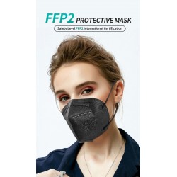 FFP2 - KN95 - PM2.5 - antibacteriana protetora boca / máscara facial - 5-camada - reutilizável - 10 / 50 / 100 peças