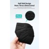 FFP2 - KN95 - PM2.5 - antibacteriana protetora boca / máscara facial - 5-camada - reutilizável - 10 / 50 / 100 peças