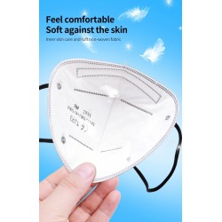 FFP2 - KN95 - PM2.5 - antibacteriana protetora boca / máscara facial - 5-camada - reutilizável - 10 / 50 / 100 peças