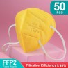 FFP2 - KN95 - PM2.5 - antibacteriana protetora boca / máscara facial - 5-camada - reutilizável - 10 / 50 / 100 peças