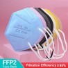 FFP2 - KN95 - PM2.5 - antibacteriana protetora boca / máscara facial - 5-camada - reutilizável - 10 / 50 / 100 peças