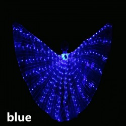 Asas de borboleta LED - show dance / festa fantasia / máscara / halloween