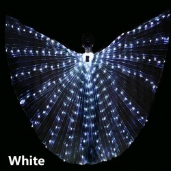 Asas de borboleta LED - show dance / festa fantasia / máscara / halloween