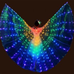 Asas de borboleta LED - show dance / festa fantasia / máscara / halloween
