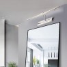 Moderno banheiro espelho luz com interruptor - Lâmpada LED - aço inoxidável - impermeável - 220V - 7W - 9W