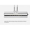 Moderno banheiro espelho luz com interruptor - Lâmpada LED - aço inoxidável - impermeável - 220V - 7W - 9W
