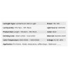 Moderno banheiro espelho luz com interruptor - Lâmpada LED - aço inoxidável - impermeável - 220V - 7W - 9W