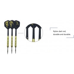 Dragon's emblem darts - copper - steel tips - 3 piecesPuzzles & Games