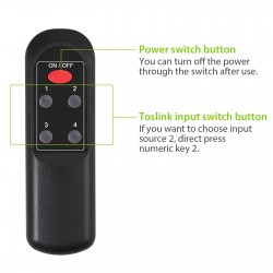 4x1 SPDIF - digital optical audio switcher - Toslink switch box with optical cableElectronics & Tools