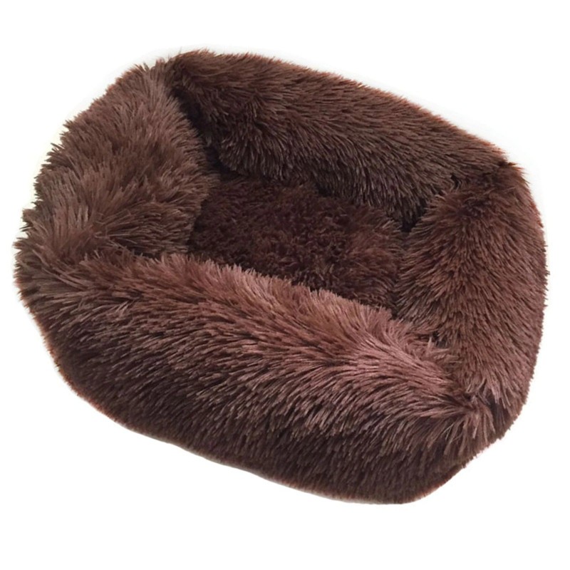 Square pet bed - plush sleeping mat - dogs - cats
