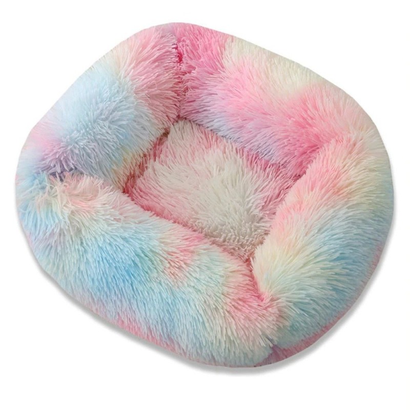 Square pet bed - plush sleeping mat - dogs - cats