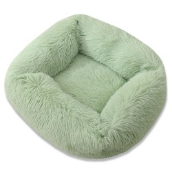 Square pet bed - plush sleeping mat - dogs - cats