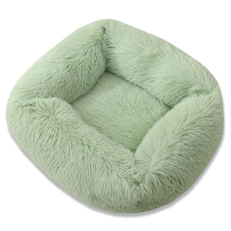 Square pet bed - plush sleeping mat - dogs - cats