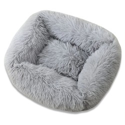 Square pet bed - plush sleeping mat - dogs - cats