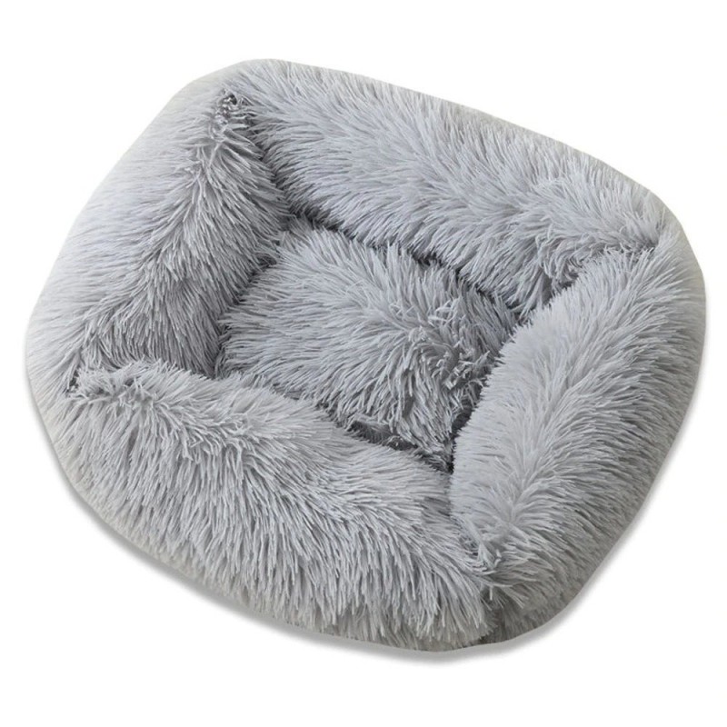 Square pet bed - plush sleeping mat - dogs - cats