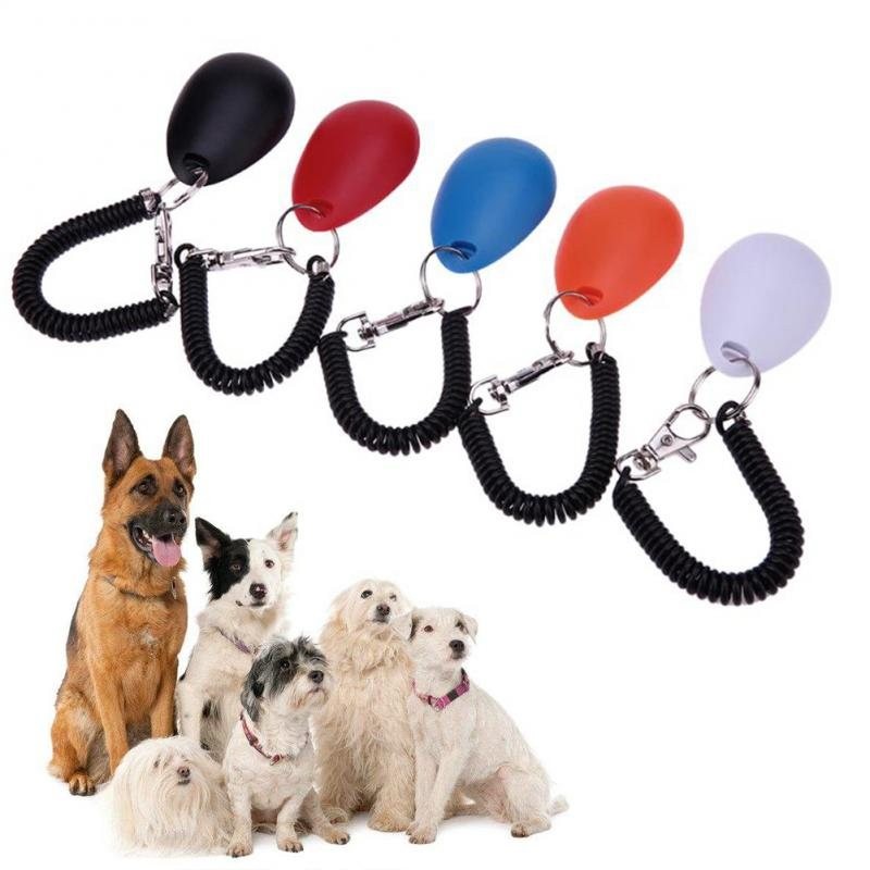 Dog trainer - adjustable keychain with sound - clicker - anti barking device