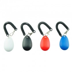 Dog trainer - adjustable keychain with sound - clicker - anti barking device