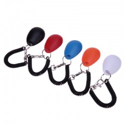 Dog trainer - adjustable keychain with sound - clicker - anti barking device
