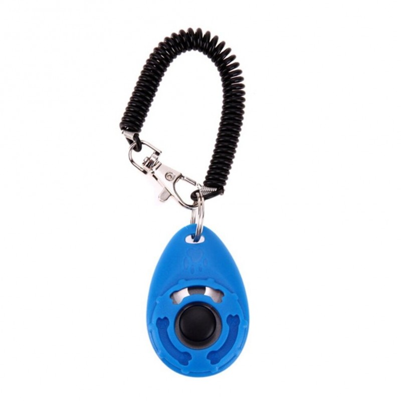Dog trainer - adjustable keychain with sound - clicker - anti barking device