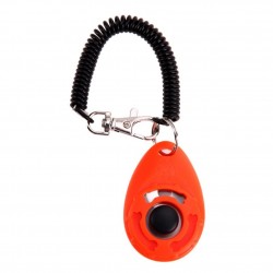 Dog trainer - adjustable keychain with sound - clicker - anti barking device