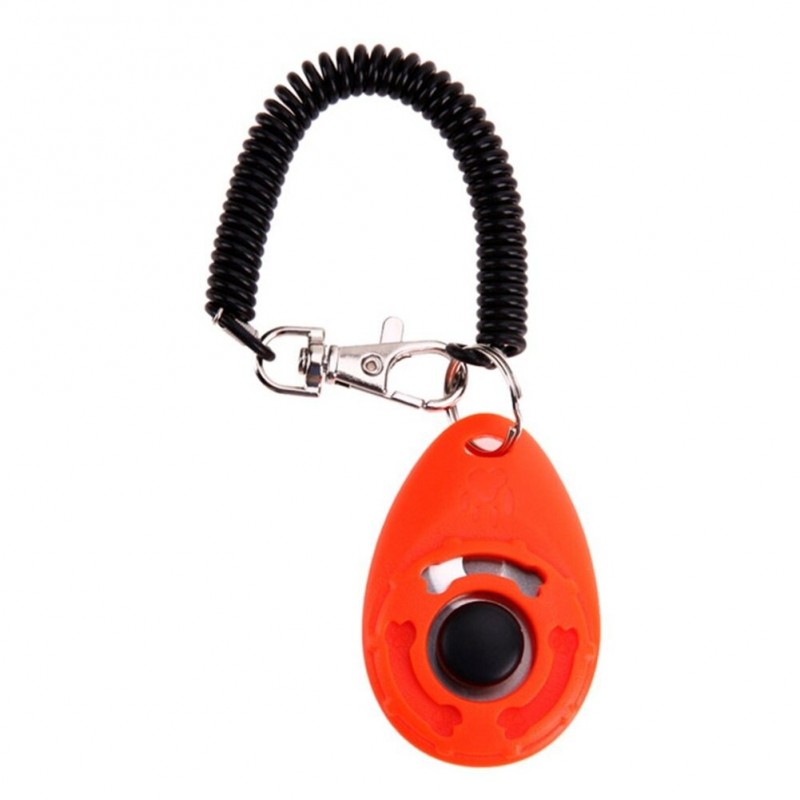 Dog trainer - adjustable keychain with sound - clicker - anti barking device