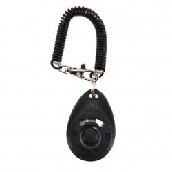 Dog trainer - adjustable keychain with sound - clicker - anti barking device
