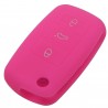 Silicone car key cover - Volkswagen Golf Bora Jetta POLO Passat - Skoda Superb Octavia Fabia - Seat Ibiza Leon