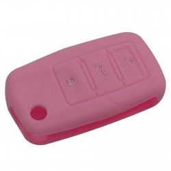 Silicone car key cover - Volkswagen Golf Bora Jetta POLO Passat - Skoda Superb Octavia Fabia - Seat Ibiza Leon