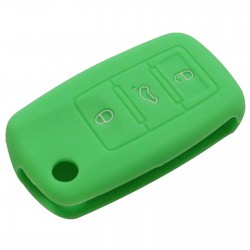 Silicone car key cover - Volkswagen Golf Bora Jetta POLO Passat - Skoda Superb Octavia Fabia - Seat Ibiza Leon