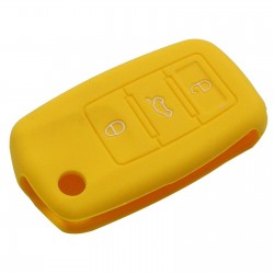 Silicone car key cover - Volkswagen Golf Bora Jetta POLO Passat - Skoda Superb Octavia Fabia - Seat Ibiza Leon