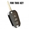 Silicone key fob cover case - Peugeot - 3008 - 208 - 308 - RCZ - 508 - 408