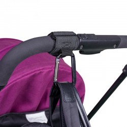 Baby stroller hooks - aluminum alloy carabiner - 2 piecesPrams