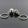 Engraved heart cups - keychain for couples - 2 pieces