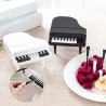 Piano shaped fruit / snacks forks - toothpicks - 9 pieces
