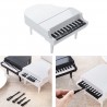 Piano shaped fruit / snacks forks - toothpicks - 9 pieces