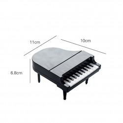 Piano shaped fruit / snacks forks - toothpicks - 9 pieces