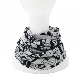 Multifunctional beanie - scarf - design with letters - unisexHats & Caps