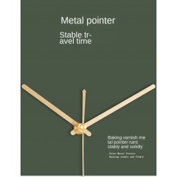 Fashionable glass wall clock - quartz - creative marble designClocks