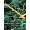 Fashionable glass wall clock - quartz - creative marble designClocks