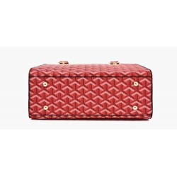 Leather handbag - crossbody - small clutch bag - geometric design - 3 pieces set