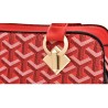 Leather handbag - crossbody - small clutch bag - geometric design - 3 pieces set