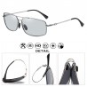Photochromic metal sunglasses - polarized - day / night driving - UV 400