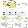 Photochromic metal sunglasses - polarized - day / night driving - UV 400