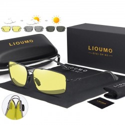 Photochromic metal sunglasses - polarized - day / night driving - UV 400