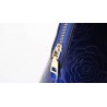 Leather handbag - crossbody - small purse - flowers print - 3 pieces set