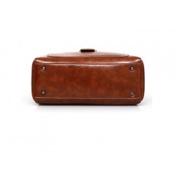 Elegant leather handbag - crossbody - small clutch bag - 3 pieces set