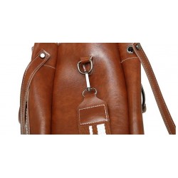 Elegant leather handbag - crossbody - small clutch bag - 3 pieces set