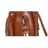 Elegant leather handbag - crossbody - small clutch bag - 3 pieces set