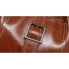 Elegant leather handbag - crossbody - small clutch bag - 3 pieces set
