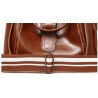 Elegant leather handbag - crossbody - small clutch bag - 3 pieces set